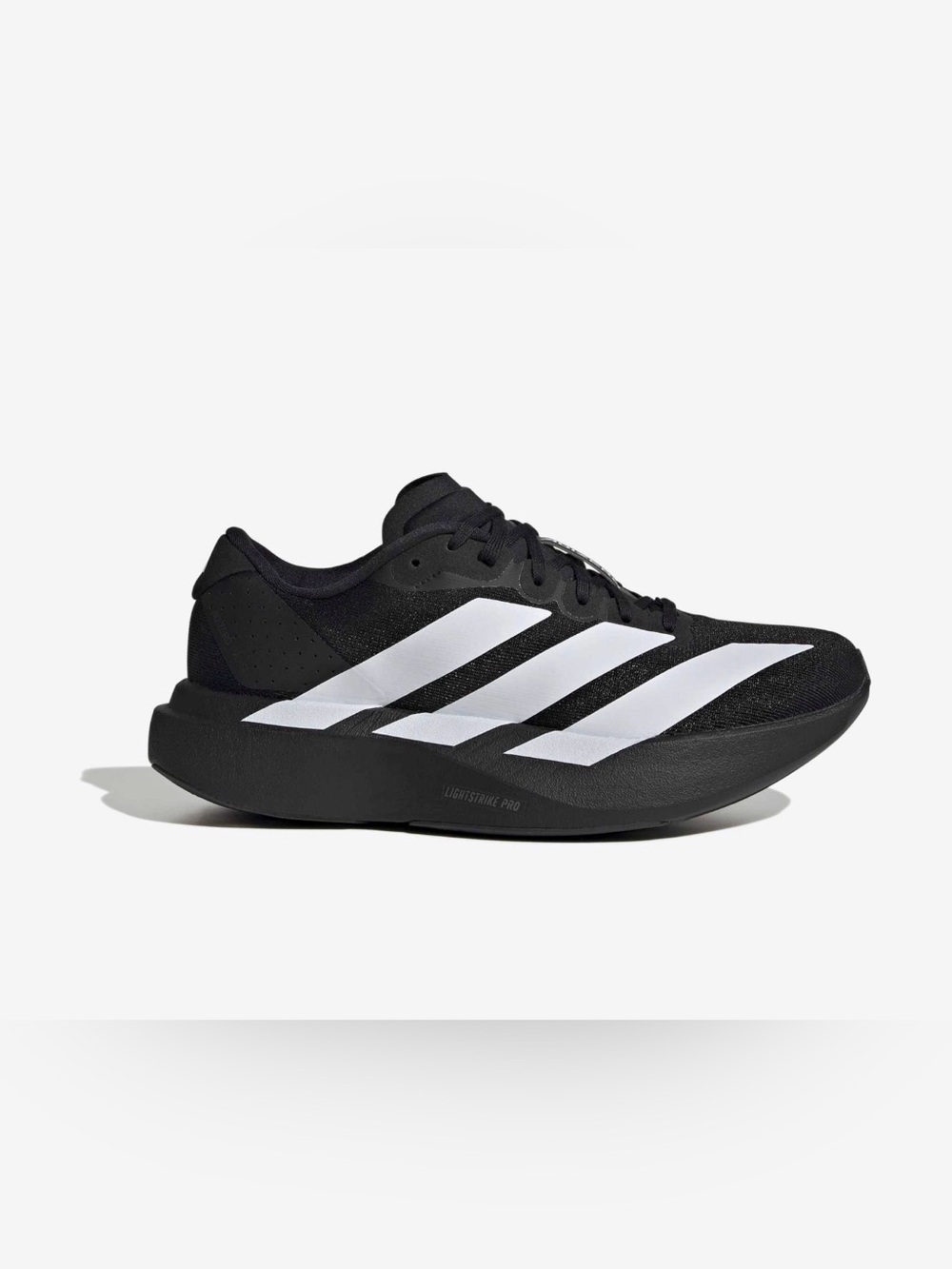 NWT Adidas Adizero EVO SL J Black White Size 7Y / Women’s 8 KK1247